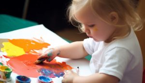 Kreativ maling for barn